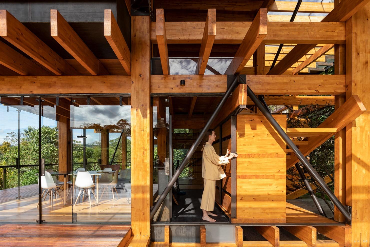 Luxury House Project in Tropics with Wood Exterior