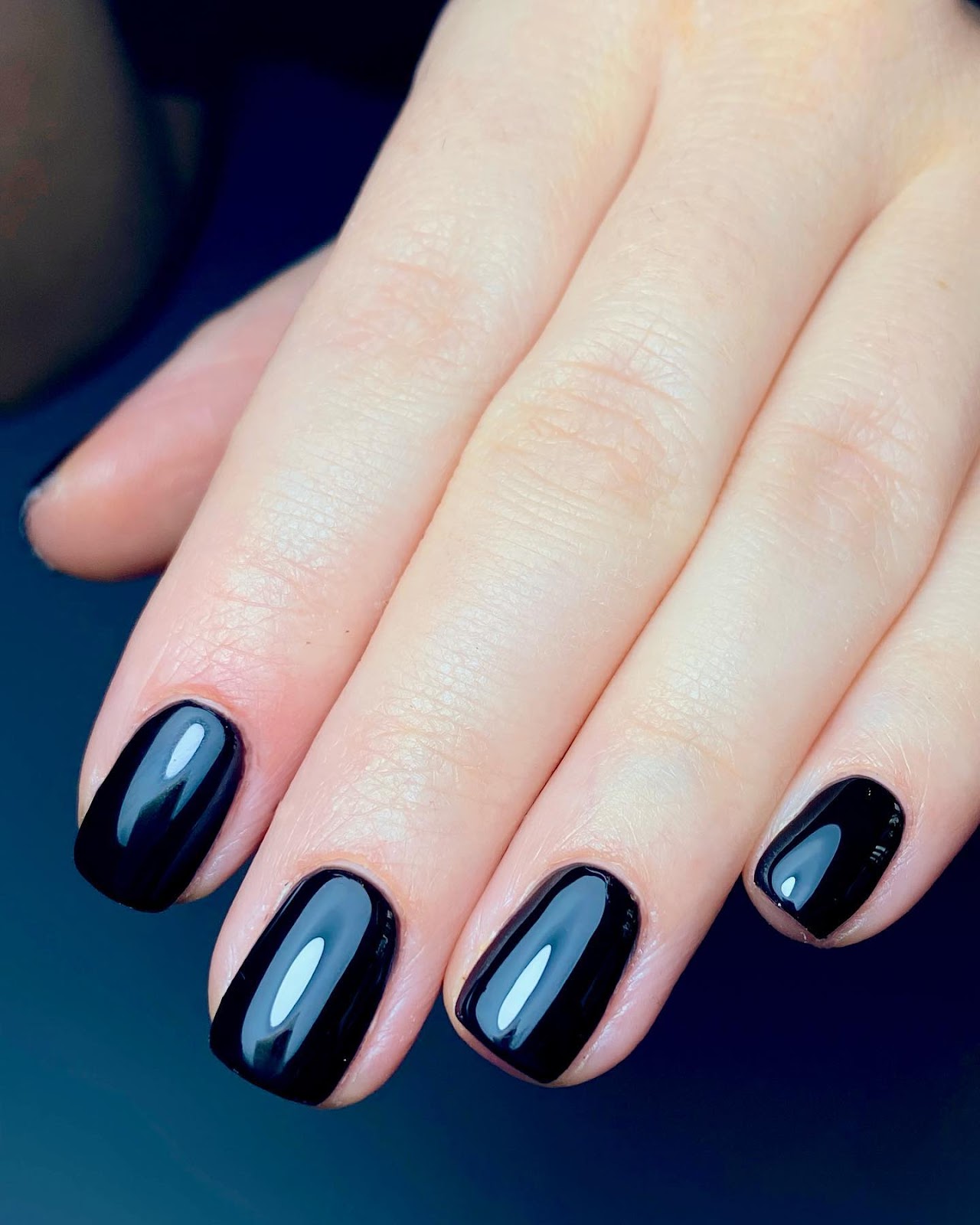 black nails