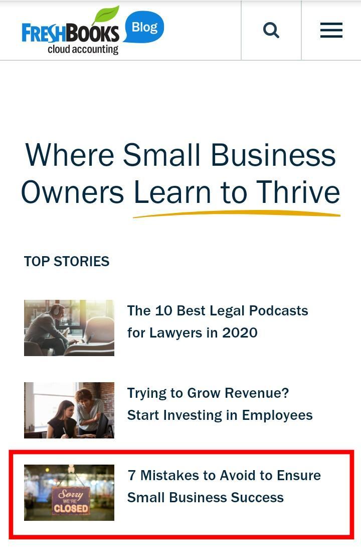 Freshbooks Top Stories