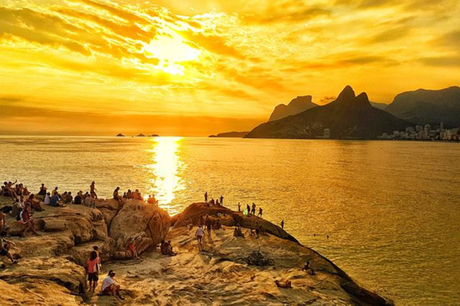 pôr do Sol no Rio de Janeiro