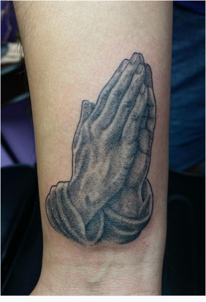 Praying Hand Tattoo