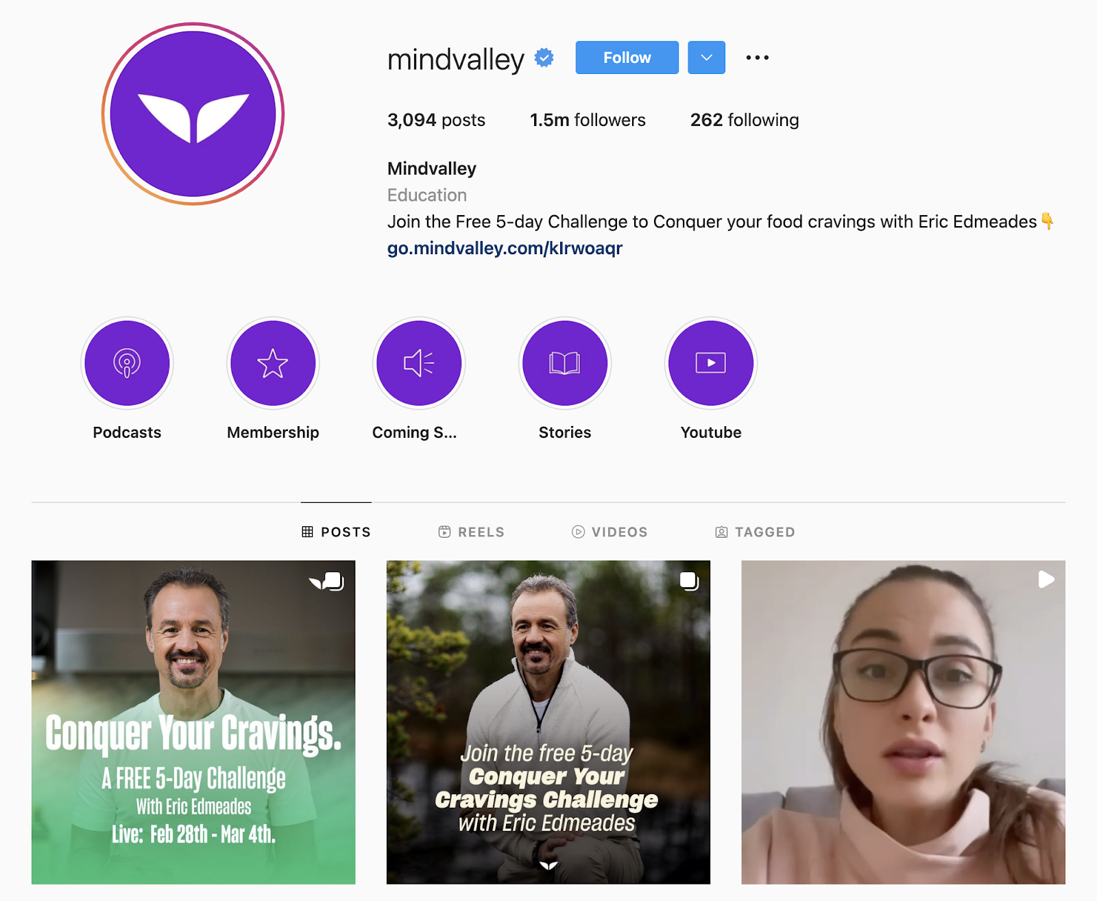 mindvalley instagram 