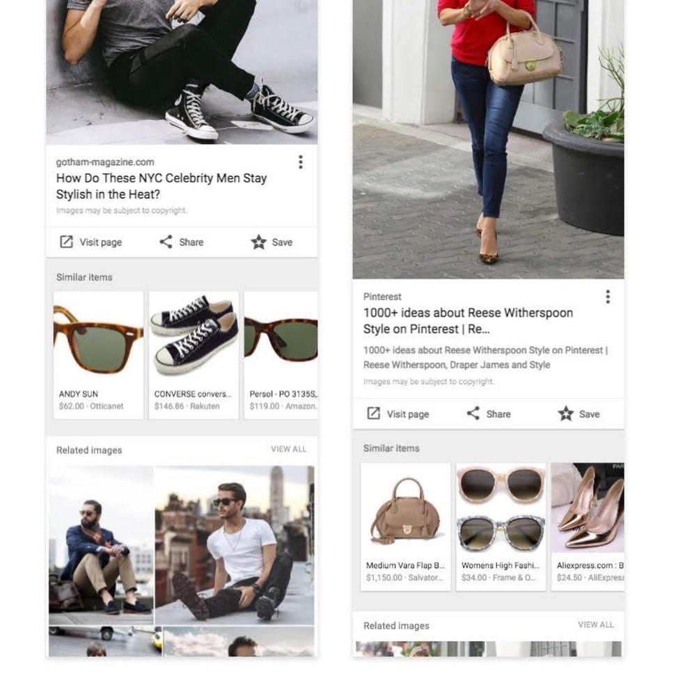 Google begins showing Pinterest-like shoppable photos in image search - The  Verge