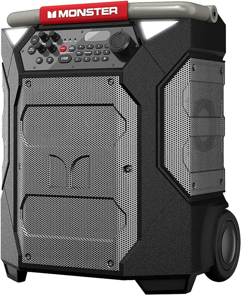 Speakers For Your Outdoor Movie Camping Set Up Monster Rockin’ Roller 270 Portable Indoor/Outdoor Wireless Speaker