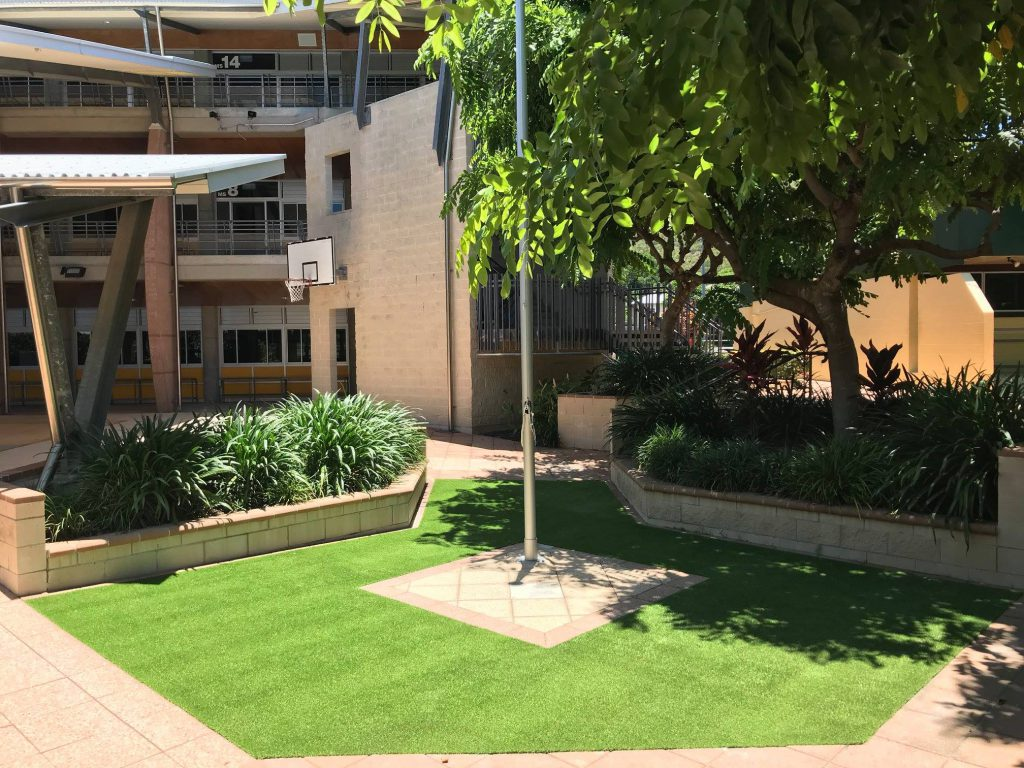 Synthetic Grass used at schools in Townsville