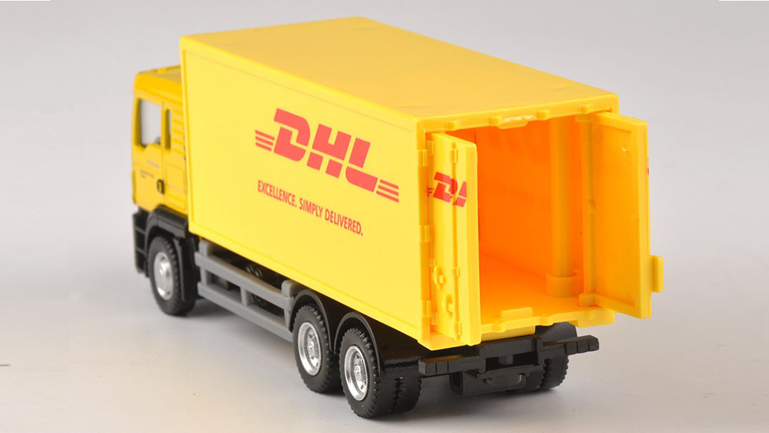 wholesale high quality dhl van toy as dhl business gifts for customers