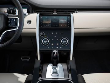 Màn hình giải trí đặt dọc trên Land Rover Discovery Sport 2023