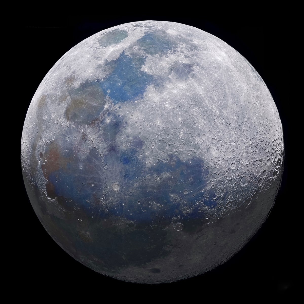 Composite Photo of the Moon