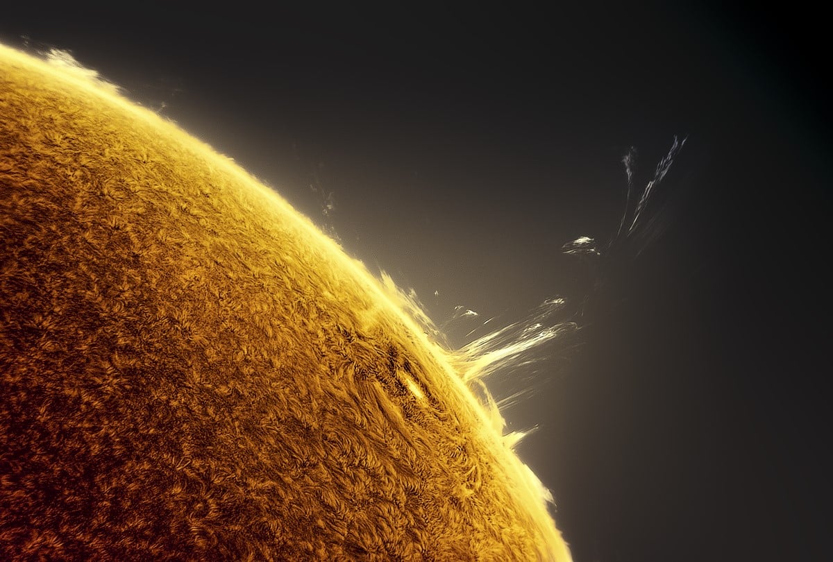 Solar Flare by Miguel Claro