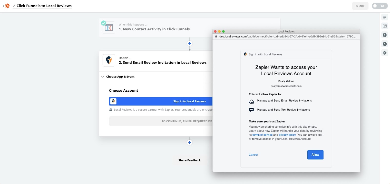 Local Reviews | How to use Zapier with Local Reviews