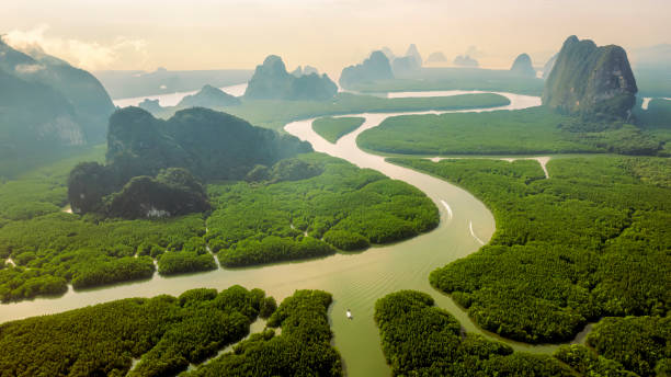 The famous James Bond Island in Phang Nga Bay, Thailand