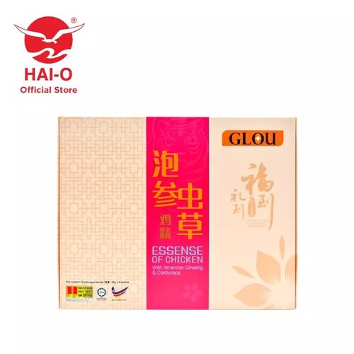 GLOU Essence of Chicken with American Ginseng & Cordyceps.