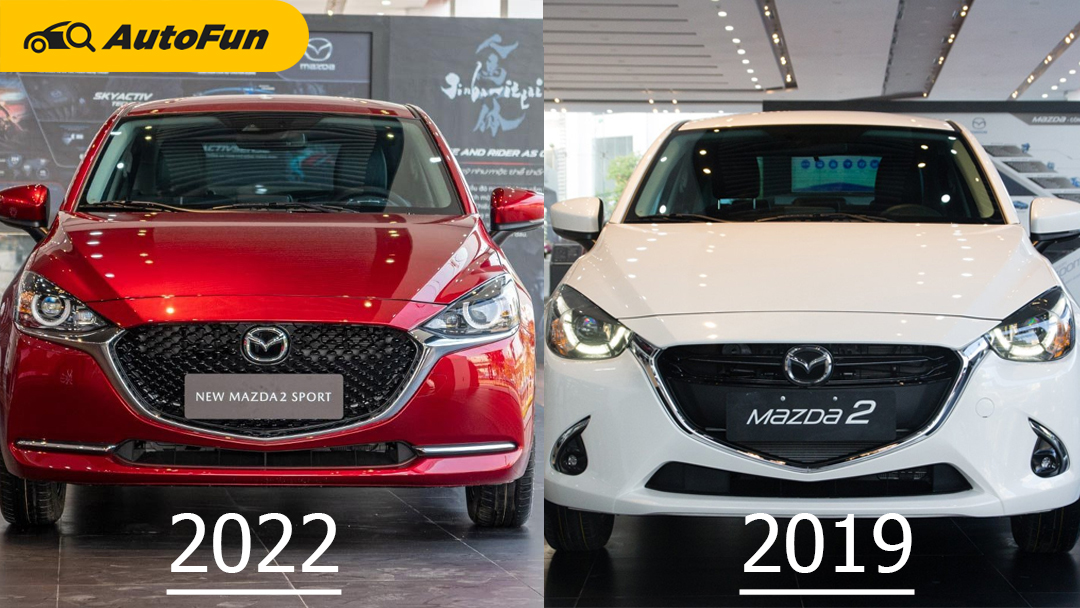 So sánh Mazda 2 phiên bản Facelift có gì khác so với phiên bản tiền nhiệm? | AutoFun