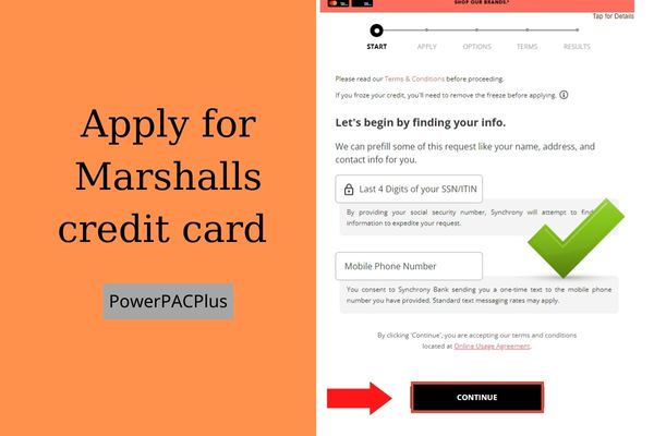 apply for marshalls credit card
