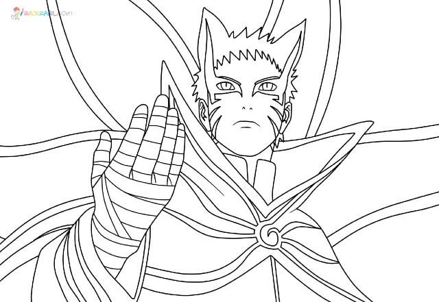 Como desenhar o Naruto no Modo Kurama