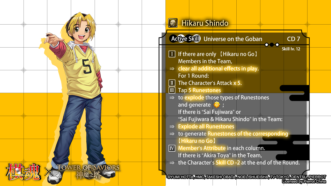 Tower of Saviors” x “Hikaru no Go” Crossover Event Coming