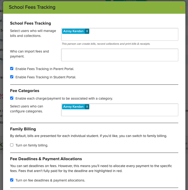 Learn more about QuickSchools Fee Tracking