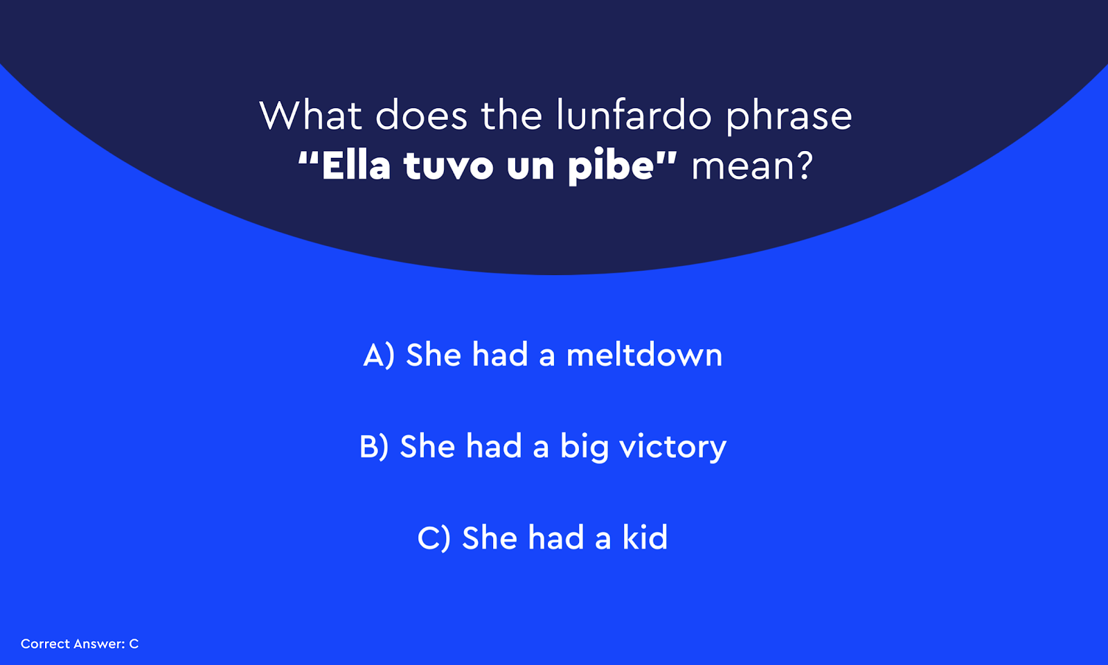 What is Lunfardo