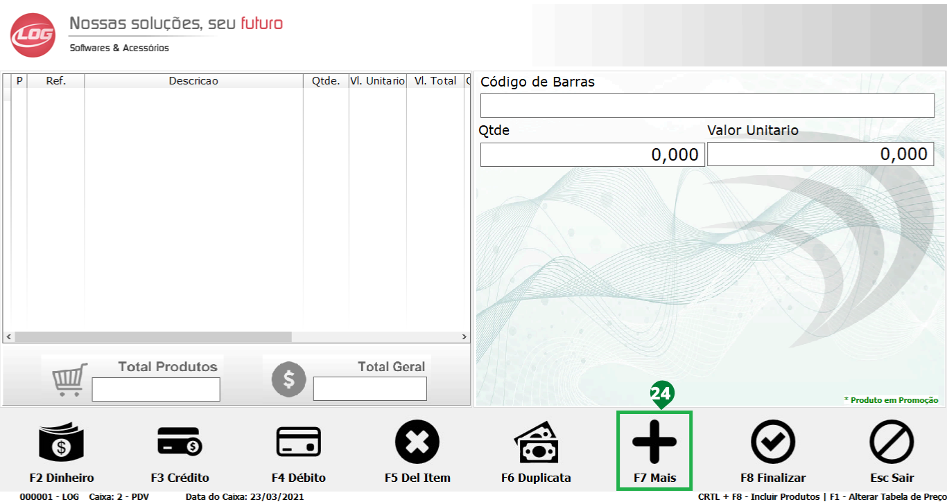 Como realizar uma venda rápida