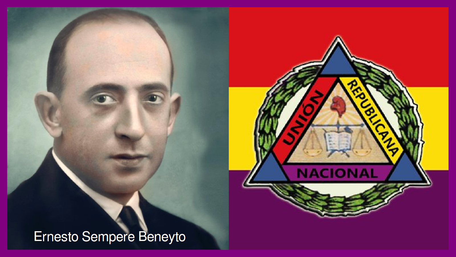 ERNESTO SEMPERE BENEYTO, REPUBLICANO liberal-conservador, ingeniero y  combatiente ANTIFASCISTA, fue FUSILADO por los franquistas en Ciudad Real  en 1940 | RecueRda RepúBlica, documento memoria