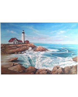Image result for sea oilpainting small size