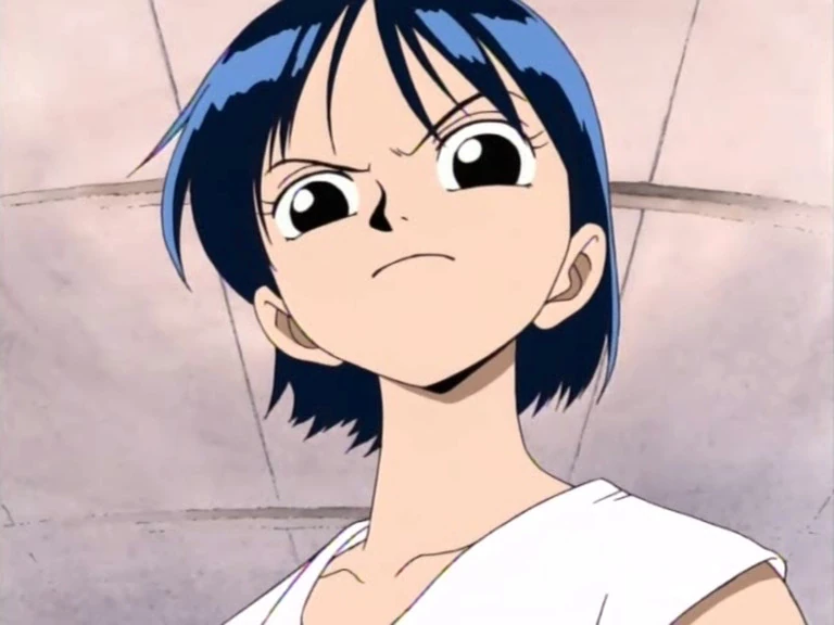Kuina in One Piece. Still from the anime
