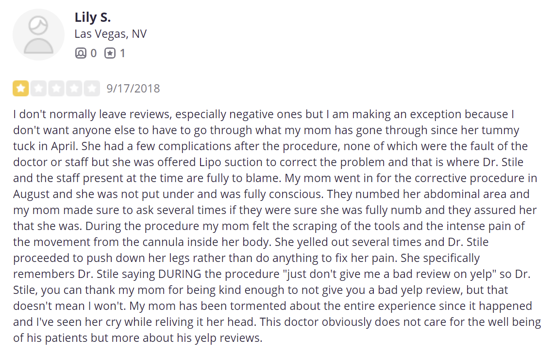 Dr. Stile review