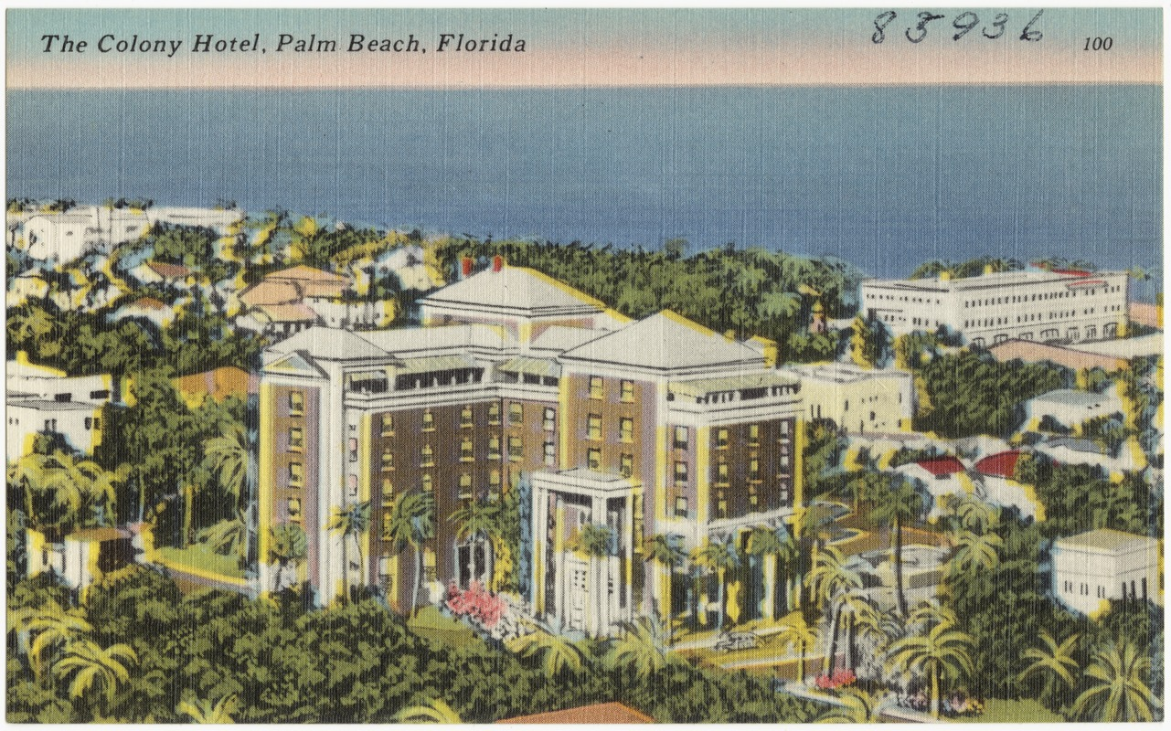 Postcard of The Colony Hotel from 1940s (Image Courtesy of Digital Commonwealth)