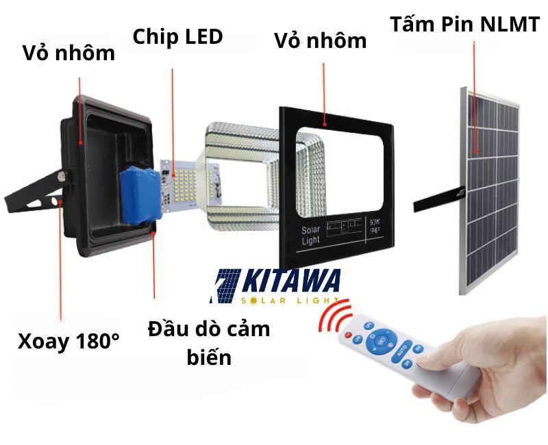 Đèn pha năng lượng mặt trời 500W DP1500