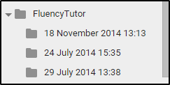 Fluency Tutor for Google Folders within Google Drive