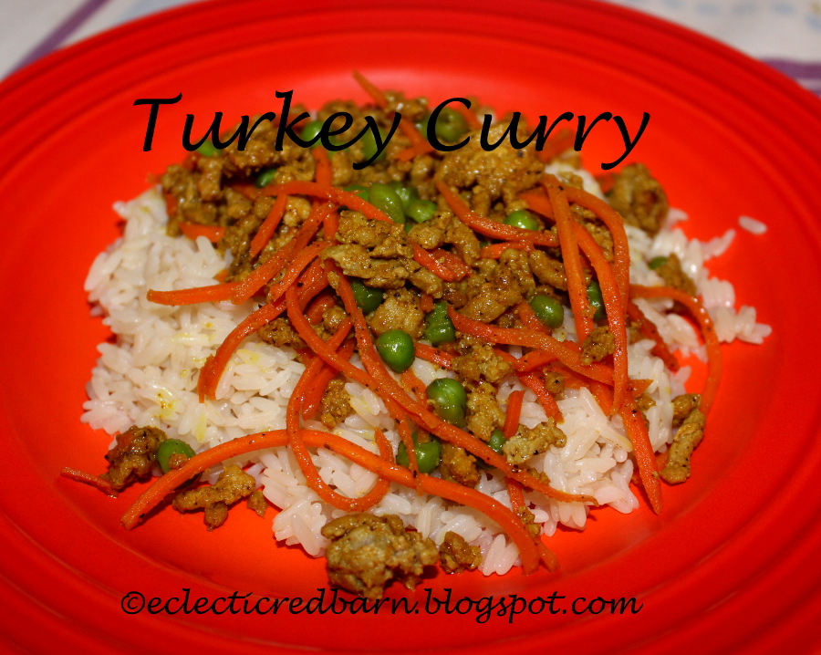 Eclectic Red Barn: Ground Turkey with Curry