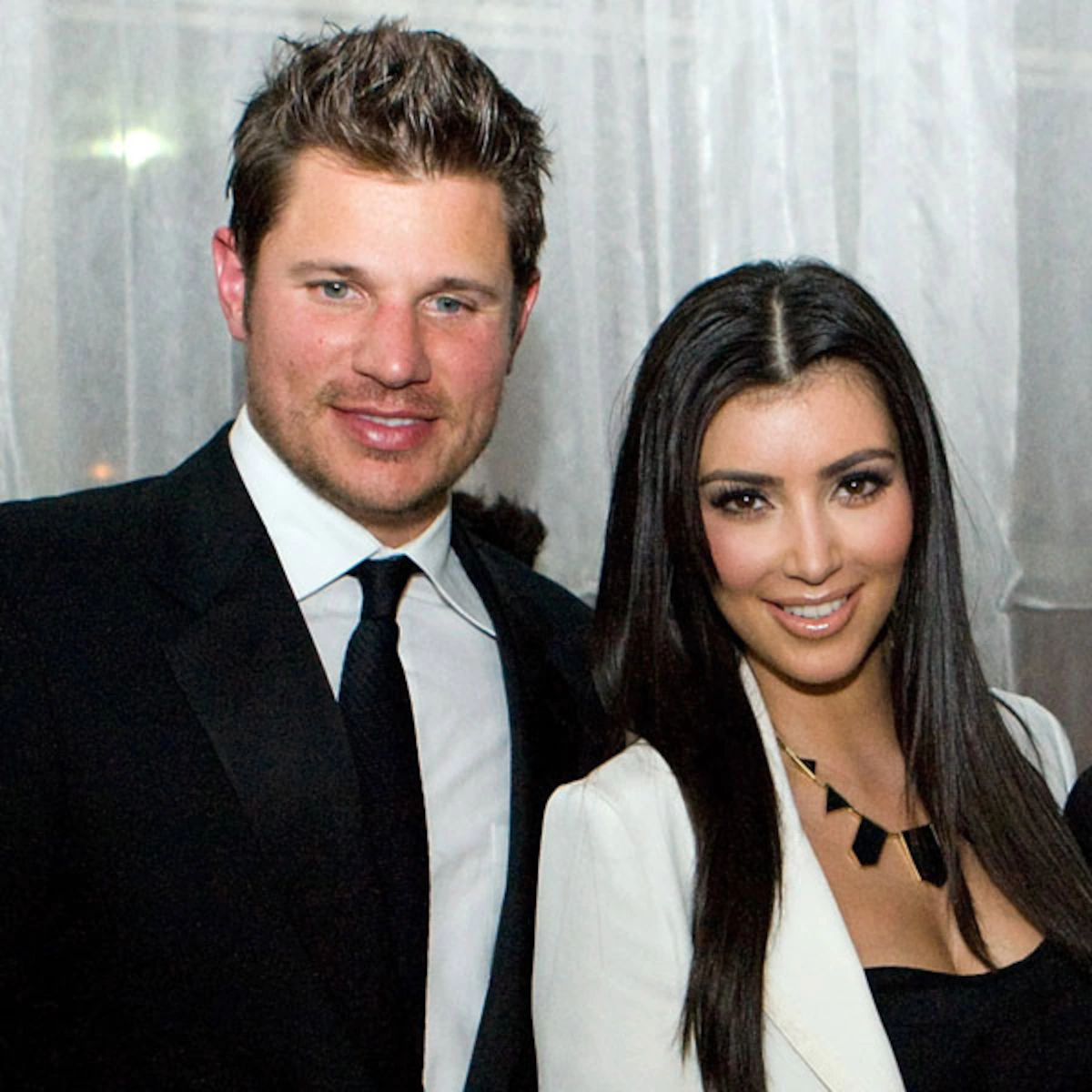 Kim and famous TV star Nick Lachey