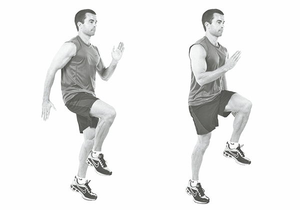 Bài tập Cardio chạy nâng cao gối - Bài tập gym tại nhà giúp giảm mỡ toàn thân dành cho nam