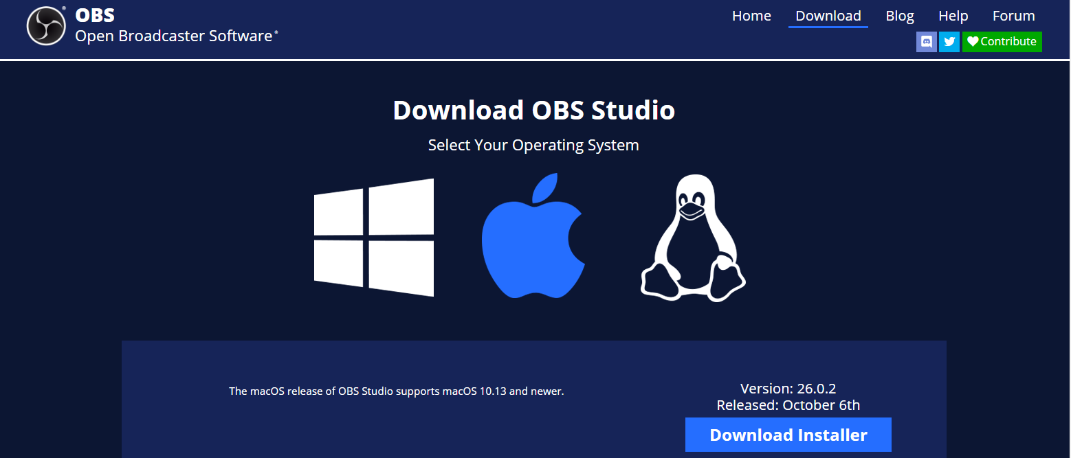 Install OBS Studio on Windows, macOS, Ubuntu