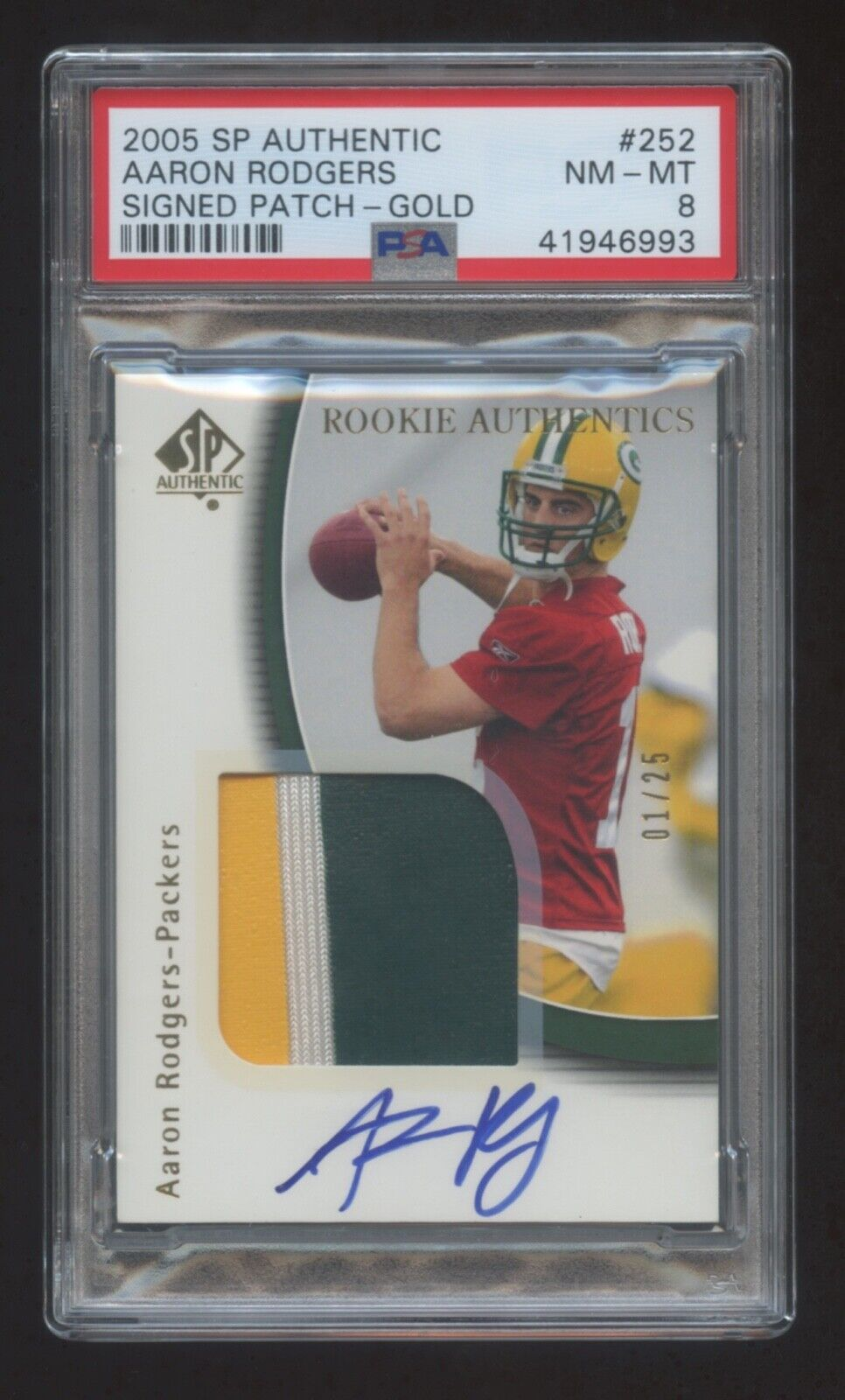 Most valuable Aaron Rodgers rookie cards: 2005 SP authentic autograph jersey