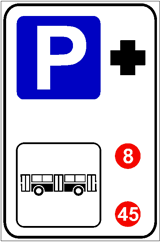 Parcheggio di scambio con linee autobus
