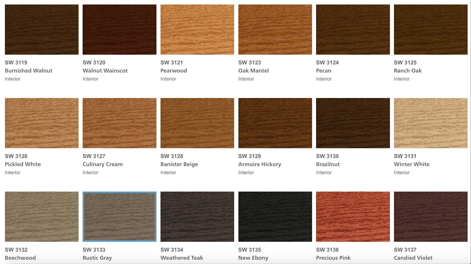 shades of brown