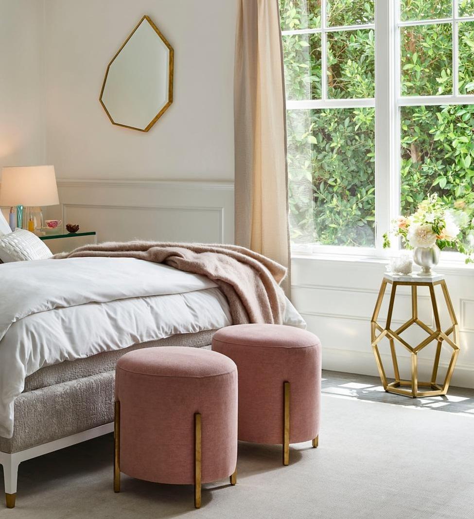 Modern Bedroom with Blush Furniture