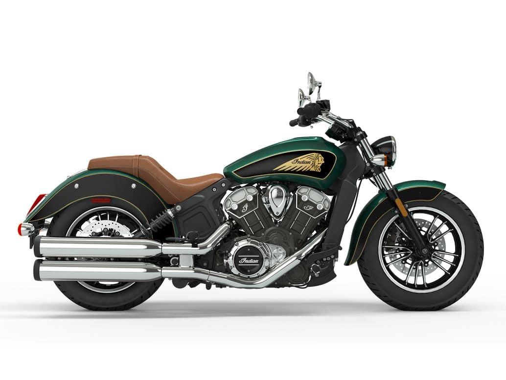 Indian Scout cruiser motorcycle - classic and stylish bike with a powerful engine