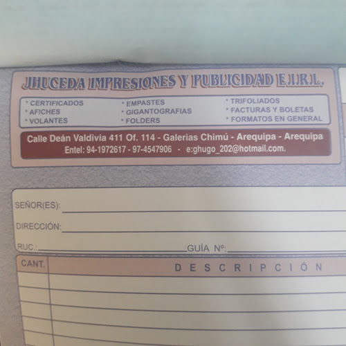 Jhuceda E.I.R.L - Arequipa