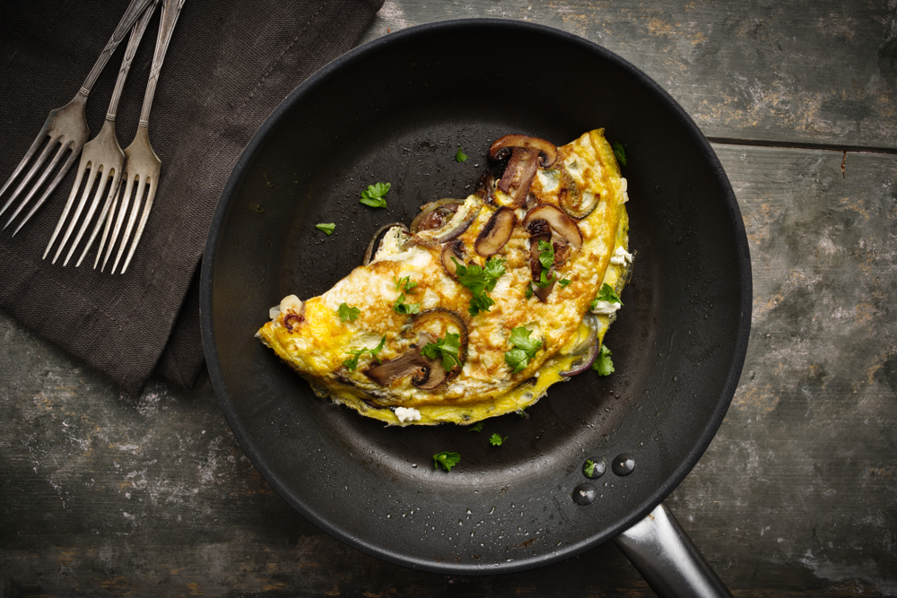 cara membuat omelet telur