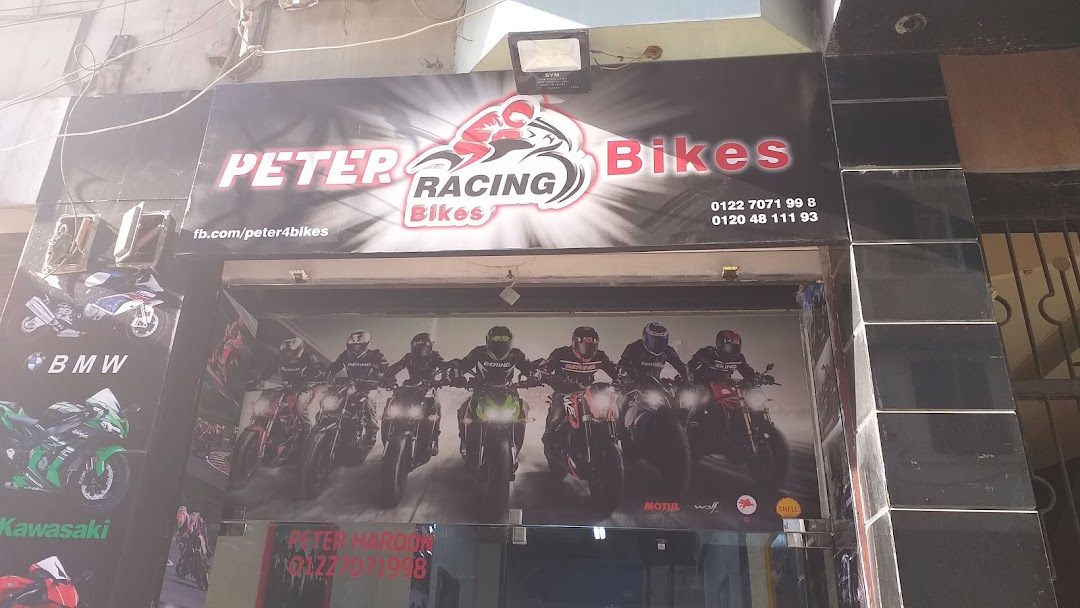 Peter bikes