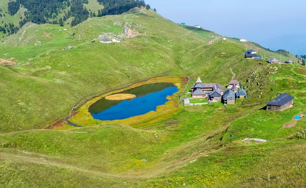 Prashar Lake in Himachal Pradesh is a Beautiful View.