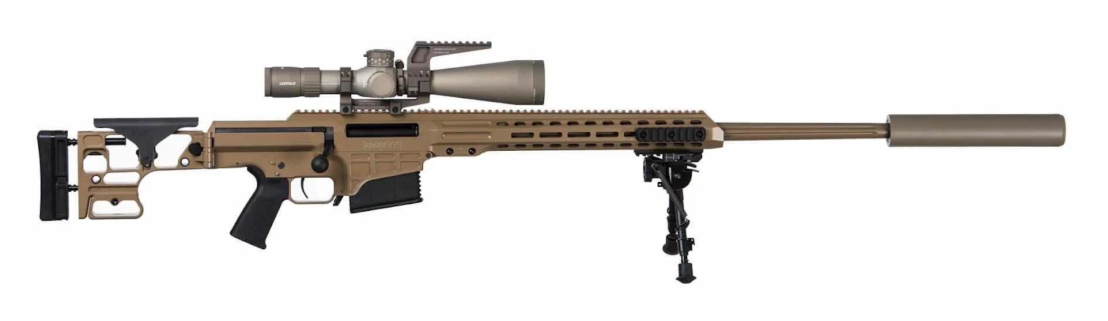 Hai binh chủng Thủy Quân Lục Chiến và Lục Quân Hoa Kỳ cùng với các đơn vị ưu tú như Biệt Kích có dự án năm tới 2021 sẽ đặt mua súng Barrett M-22 MRAD (Multi-role Adaptive Design, Thiết Kế Đa Dụng). Súng nặng 7 kg chưa kể băng đạn.
