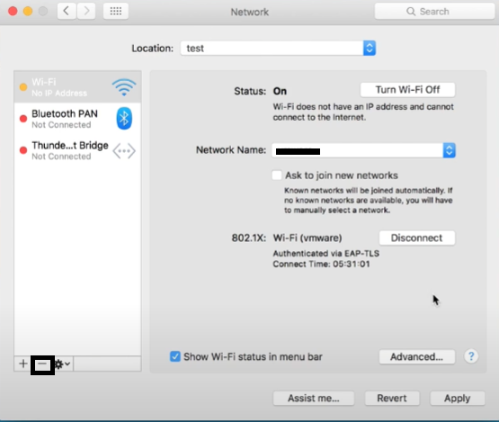 Go to Network in System preferences on MacOS to reset your internet connection in your device to fix ChatGPT 'Request timed out' or 'A timeout occurred' error' error