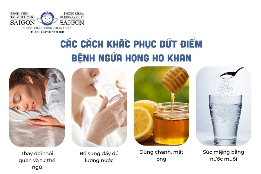 Khắc phục bệnh ngứa họng ho khan