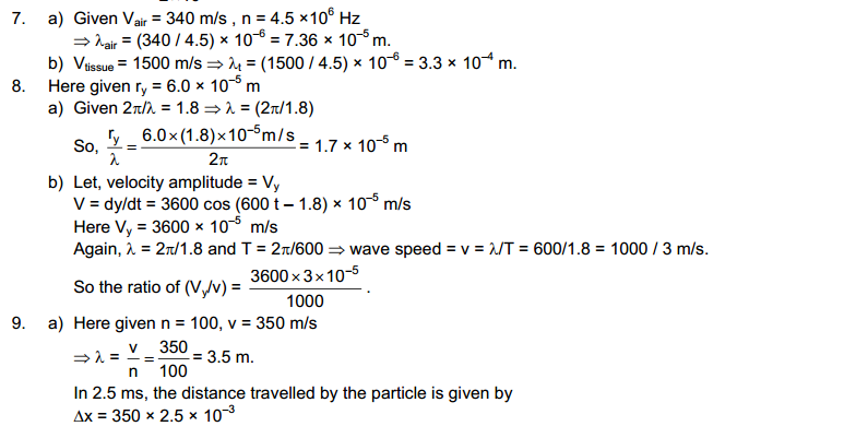 Sound Waves HC Verma Concepts of Physics Solutions