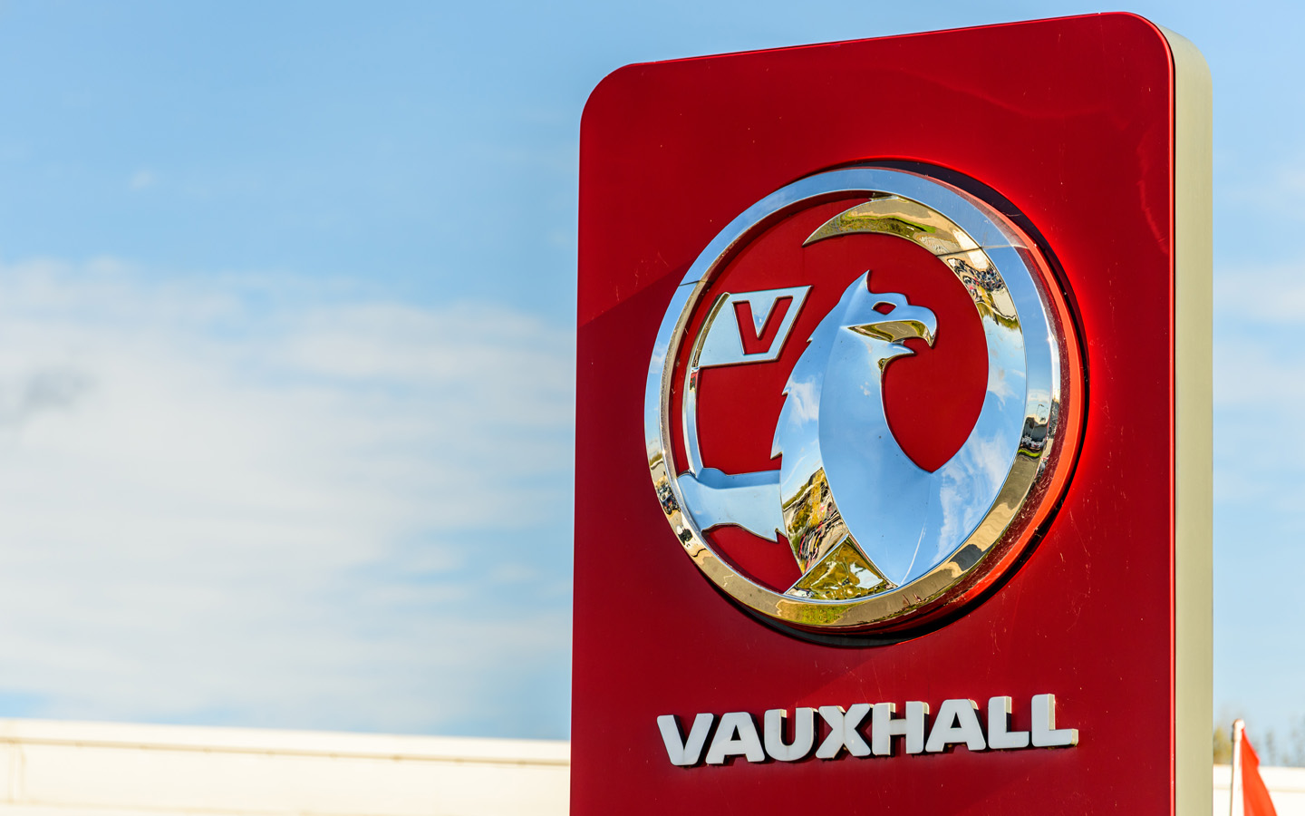 brand sign of vauxhall