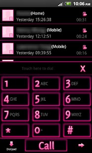 GO Contacts EX Theme Pink Neon apk Review