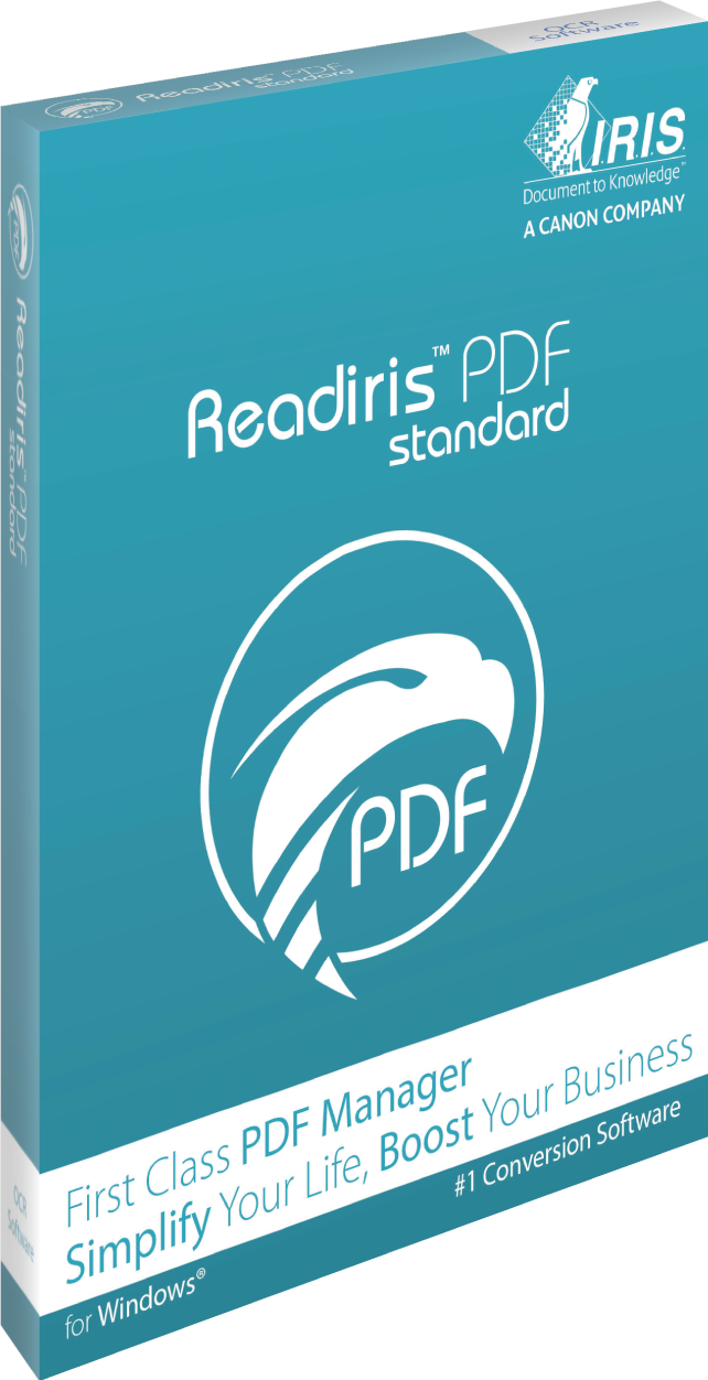 Official - Readiris PDF 22 Standard, World class PDF manager